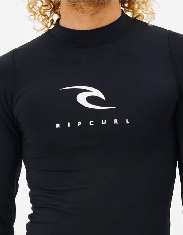 RIP CURL CORPS LONG SLEEVE UV TEE BLACK