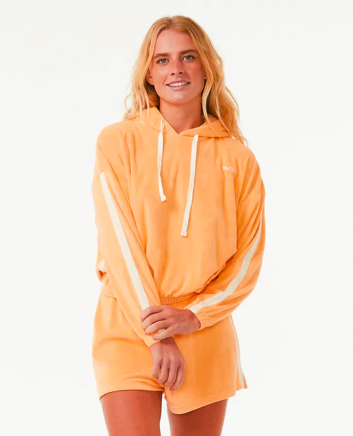 RIP CURL SURF REVIVAL TERRY HOODED FLEECE ORANGE
