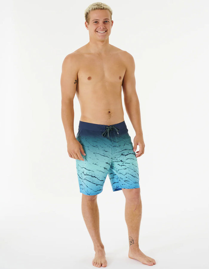 RIP CURL MIRAGE MEDINA 19" BOARDSHORT RETRO BLUE