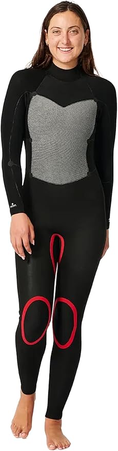 RIP CURL WOMEN OMEGA 3/2FLAT LOCK BACKZIP WETSUIT