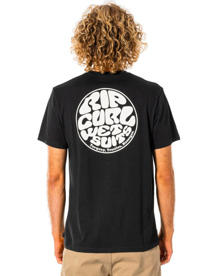 RIP CURL WETTIE ESSENTIAL TEE BLACK