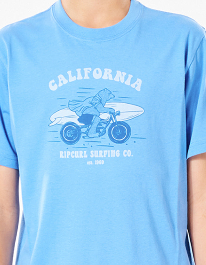 RIP CURL TUCKITO TEE BOY ELECTRIC BLUE