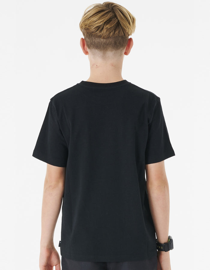  RIP CURL ACTION TEE BOY BLACK