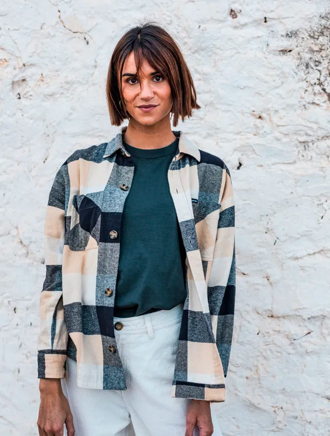  RIP CURL LA ISLA FLANNEL SHIRT BLACK