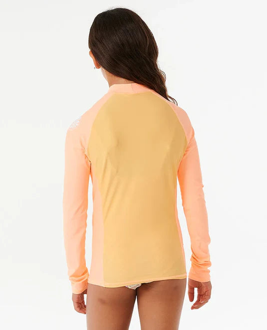  RIP CURL CLASIC SURF LONG SLEEVE RASH VEST GIRL 8-16
