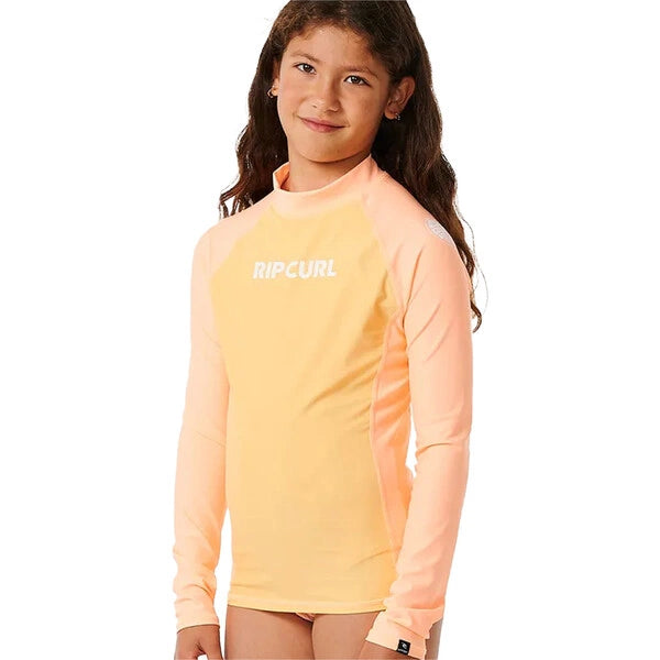  RIP CURL CLASIC SURF LONG SLEEVE RASH VEST GIRL 8-16