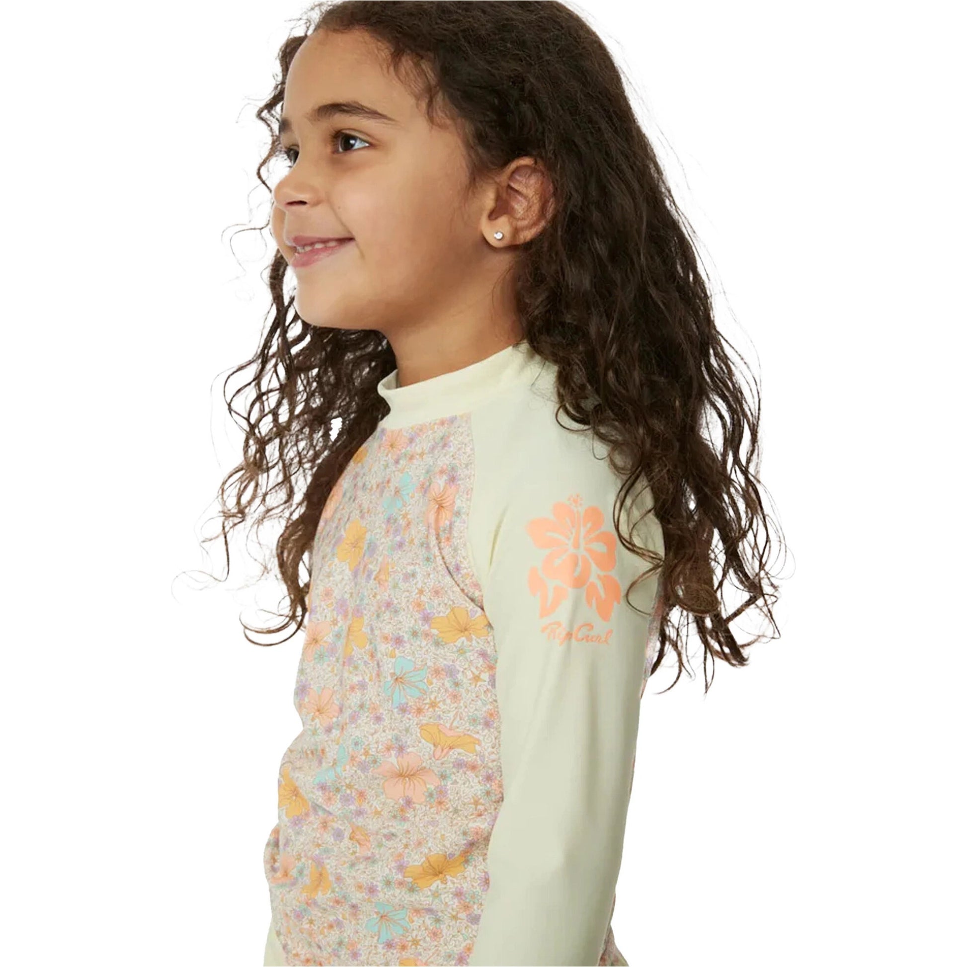  RIP CURL CRYSTAL LONG SLEEVE RASH VEST GIRL 1-8