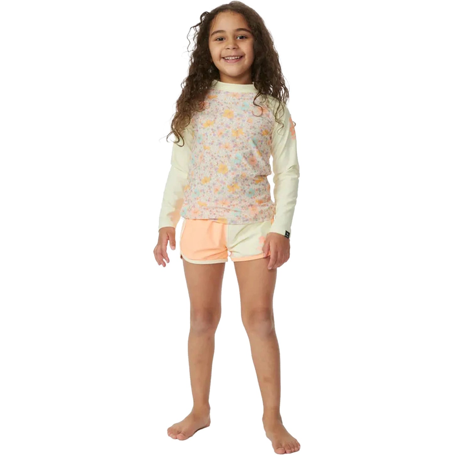  RIP CURL CRYSTAL LONG SLEEVE RASH VEST GIRL 1-8
