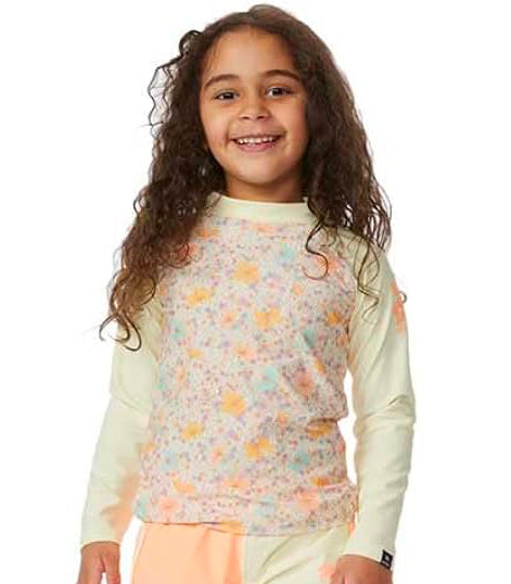  RIP CURL CRYSTAL LONG SLEEVE RASH VEST GIRL 1-8