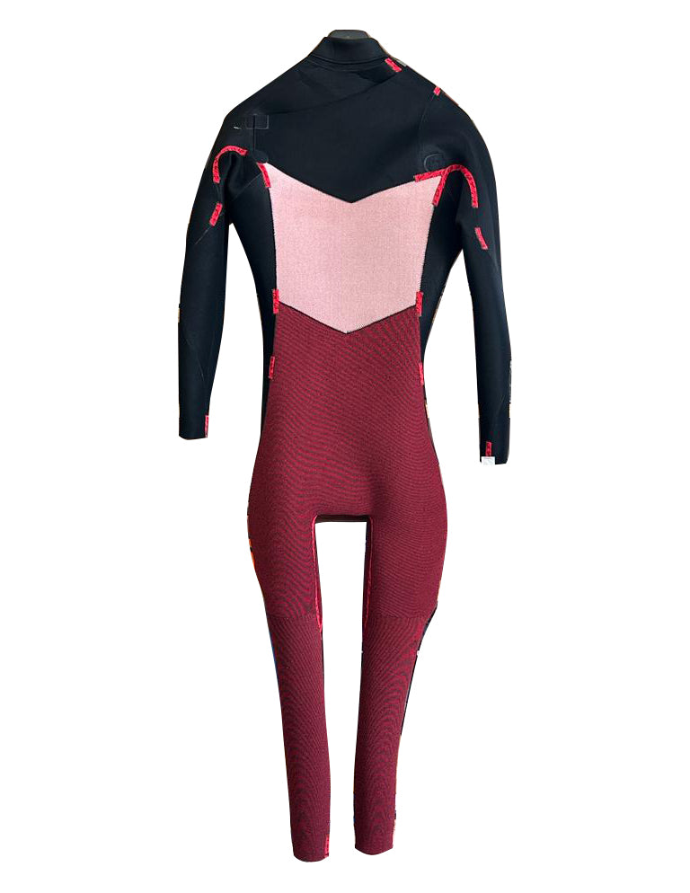  RIP CURL DAWN PATROL 3/2 CHEST ZIP WETSUIT BLACK