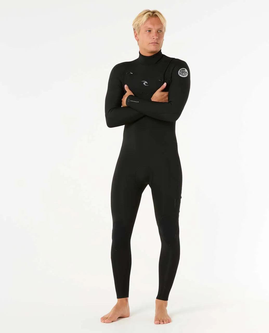  RIP CURL DAWN PATROL 5/3 CHEST ZIP WETSUIT BLACK