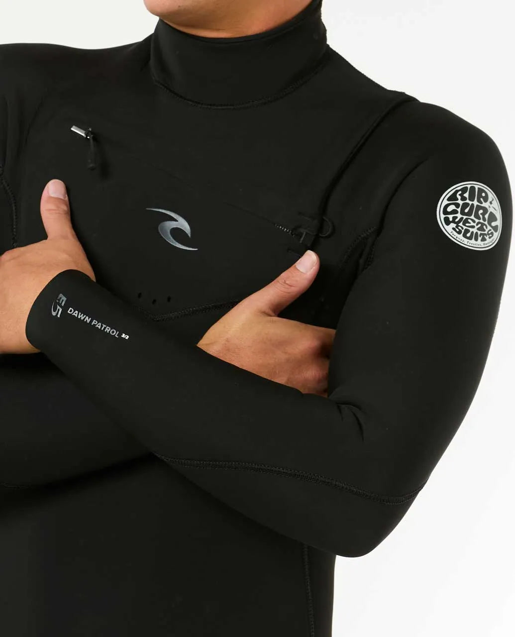  RIP CURL DAWN PATROL 5/3 CHEST ZIP WETSUIT BLACK