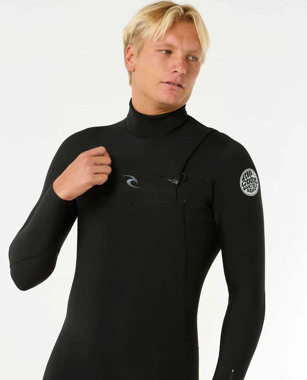  RIP CURL DAWN PATROL 5/3 CHEST ZIP WETSUIT BLACK