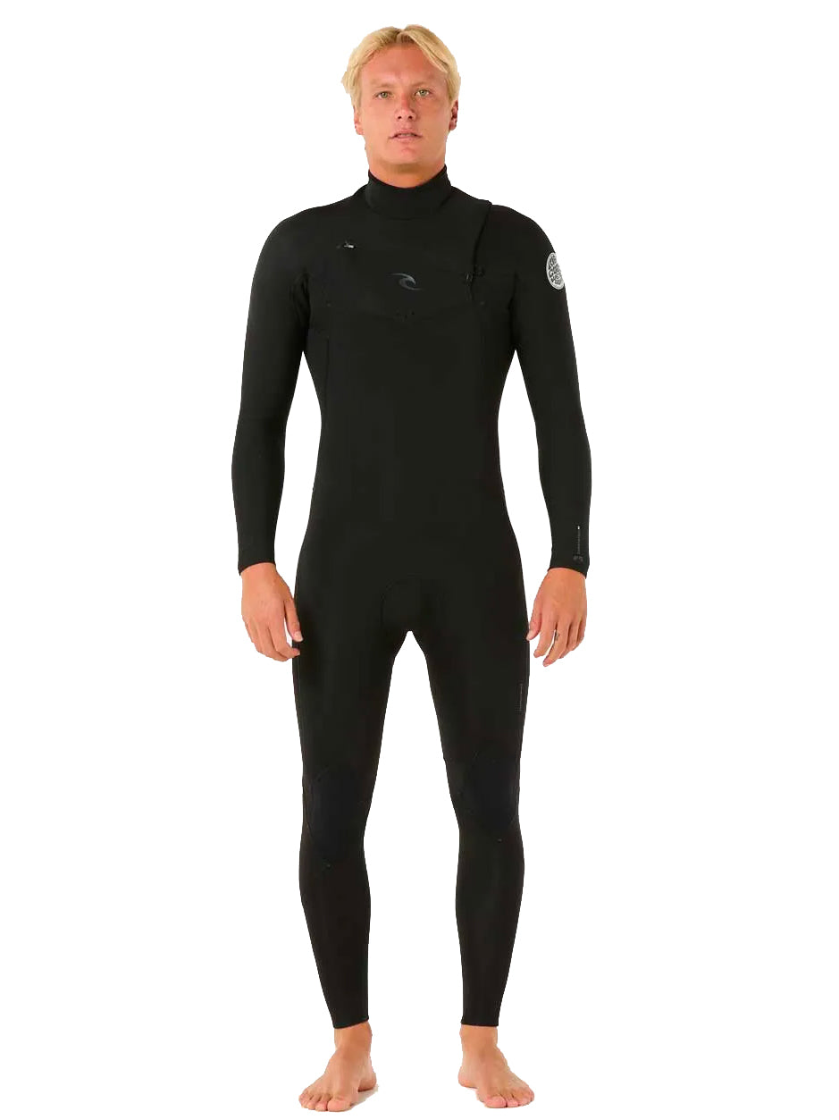  RIP CURL DAWN PATROL 5/3 CHEST ZIP WETSUIT BLACK