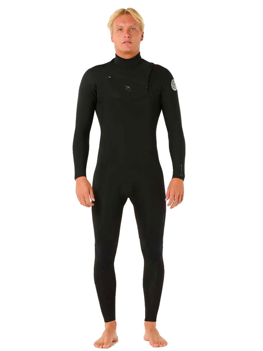  RIP CURL DAWN PATROL 5/3 CHEST ZIP WETSUIT BLACK