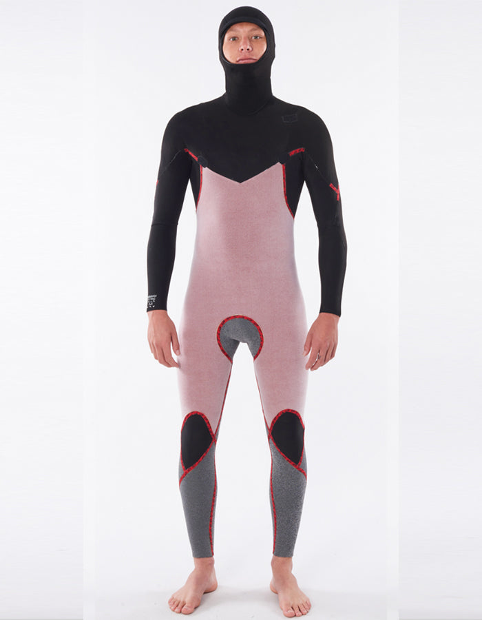  RIP CURL DAWN PATROL 6/4 CHEST ZIP HOOD WETSUIT