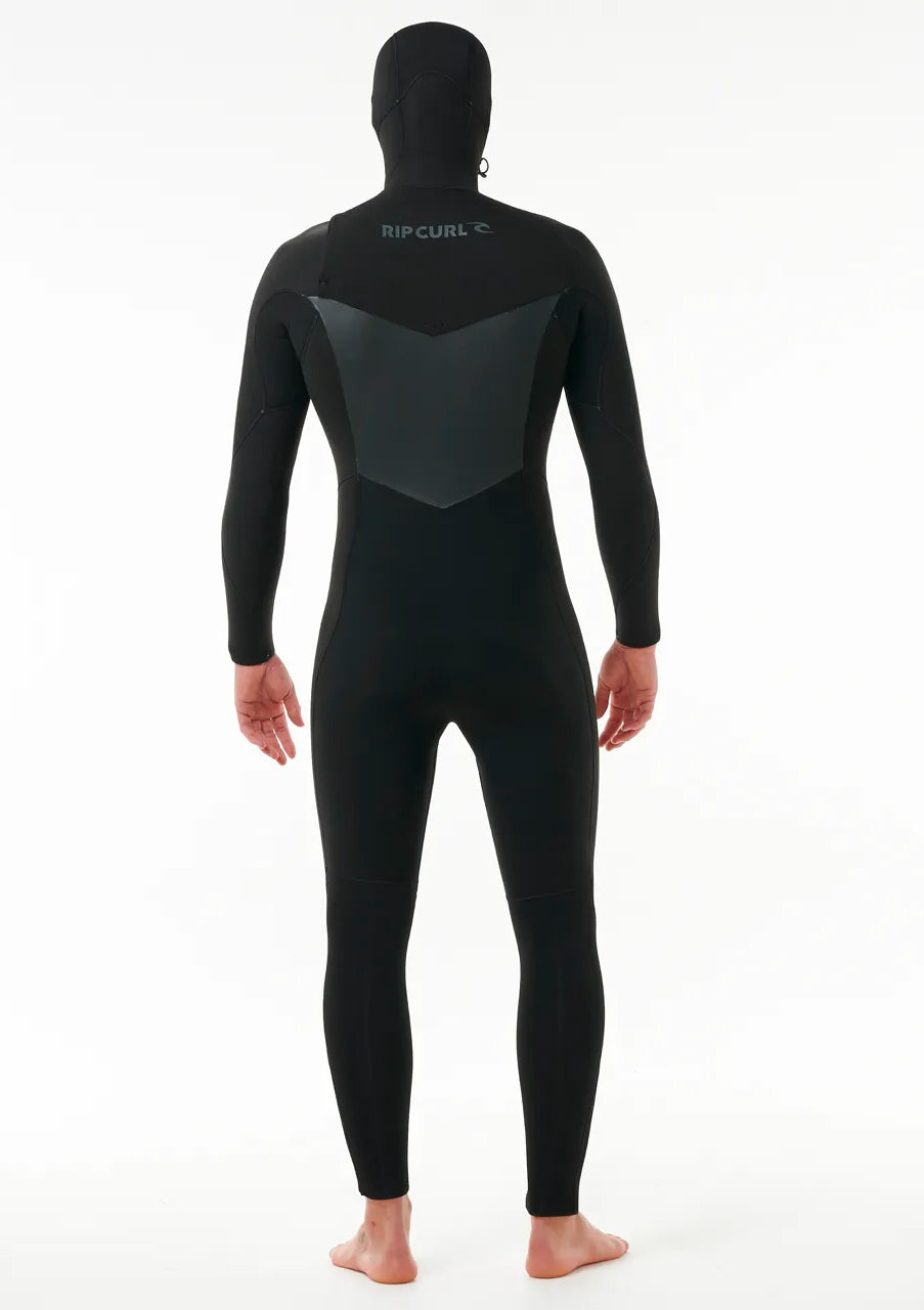  RIP CURL DAWN PATROL 6/4 CHEST ZIP HOOD WETSUIT