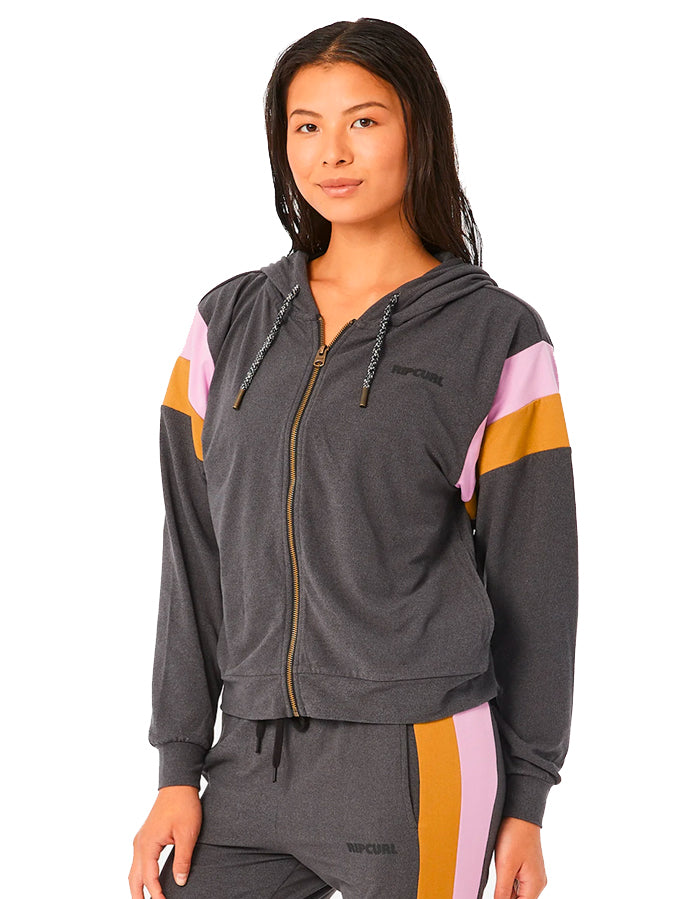 RIP CURL RUN SWIM SURF ZIP FLEECE