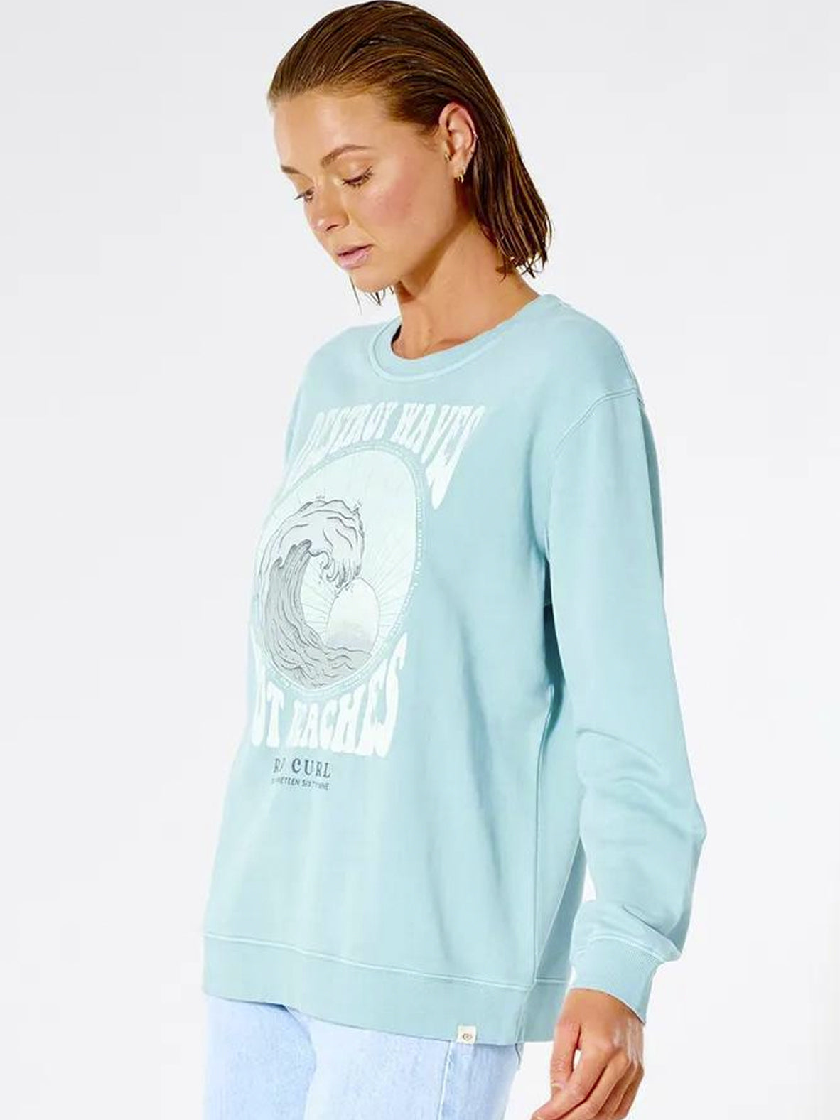  RIP CURL DESTROY WAVES CREW FLEECE
