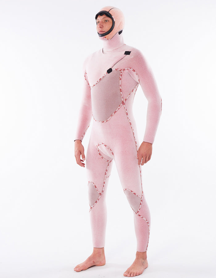  RIP CURL FLSHBOMB HOODED WETSUIT 5/4 CHEST ZIP