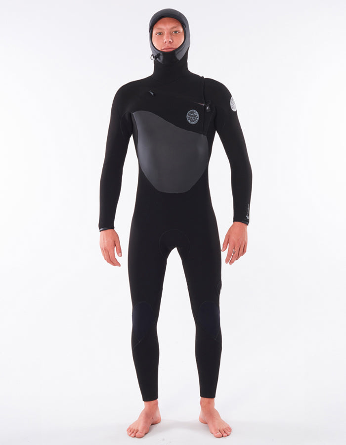  RIP CURL FLASHBOMB HOODED WETSUIT 5/4 CHEST ZIP