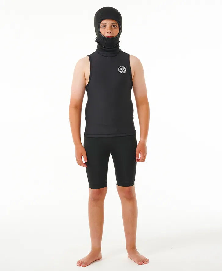  RIP CURL FLASHBOMB POLYPRO HOOD VEST 2MM KIDS