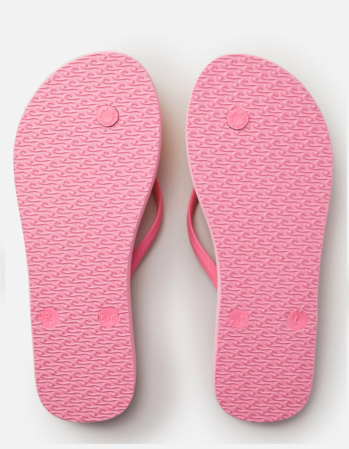  RIP CURL FLORAL WAVE SHAPERS OPEN TOE BONE