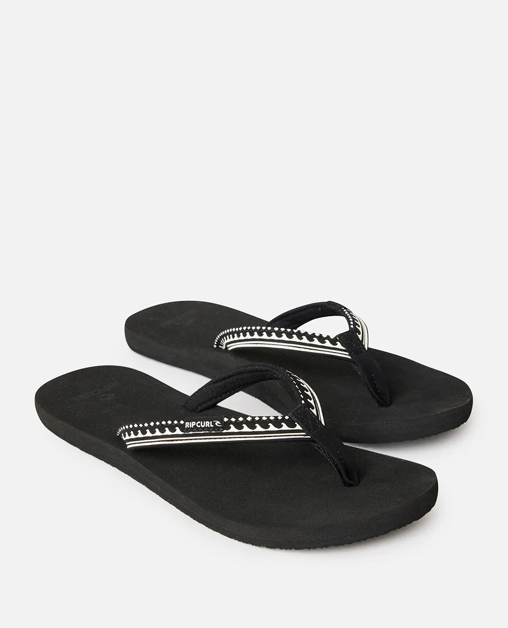  RIP CURL FREEDOM BLOOM OPEN TOE BLACK OFF WHITE