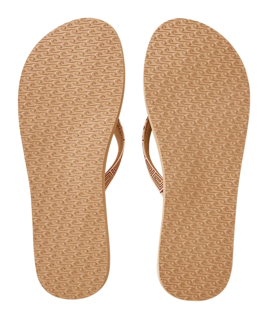  RIP CURL FREEDOM BLOOM OPEN TOE BRIGHT PEACH