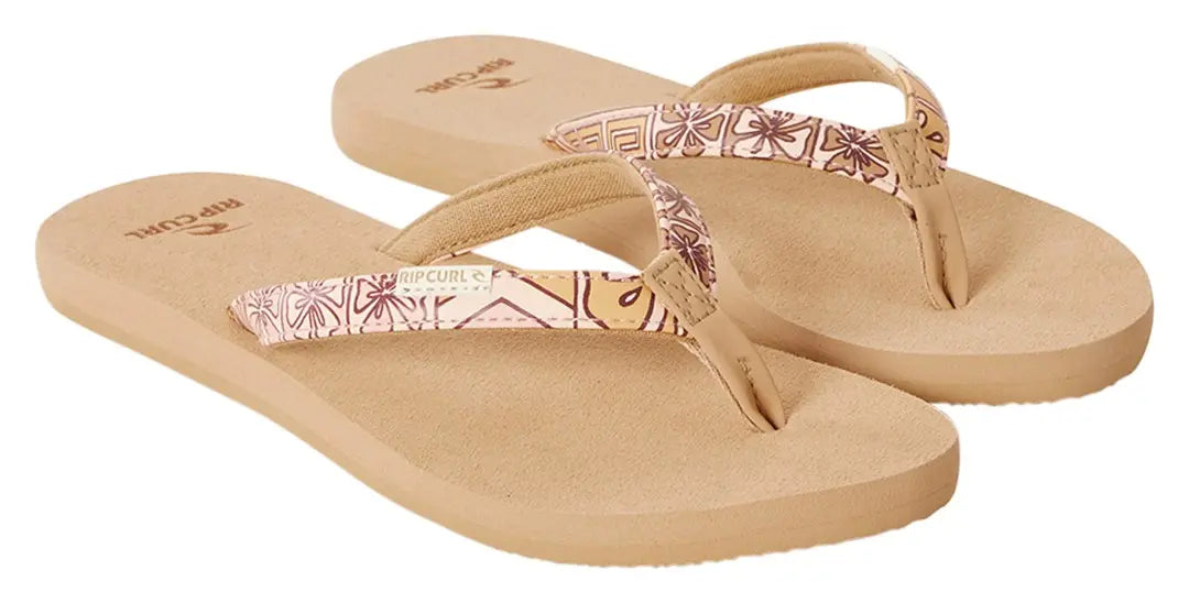  RIP CURL FREEDOM BLOOM OPEN TOE BRIGHT PEACH