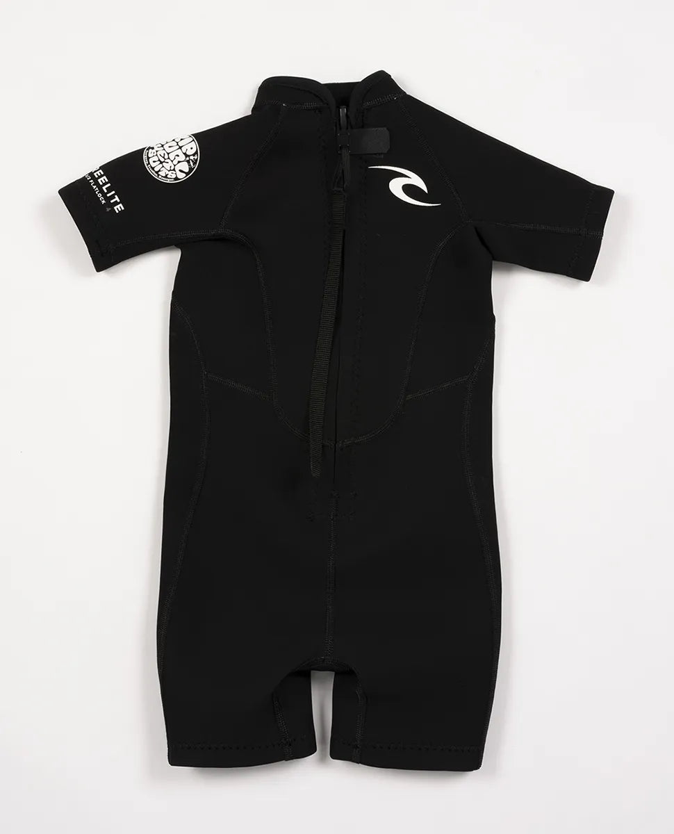  RIP CURL GROMS FREELITE 2MM BACK ZIP SPRINGSUIT BLACK