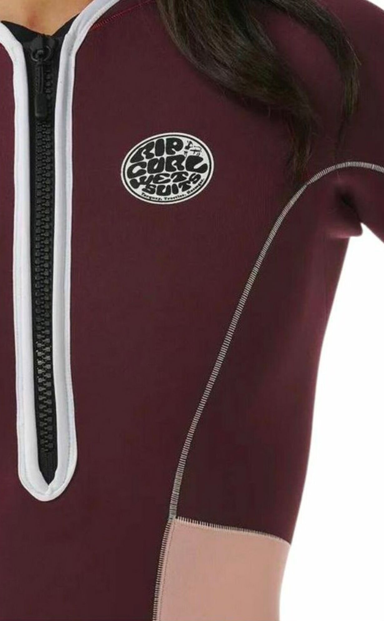  RIP CURL G BOMB 1MM LONG SLEEVE HIGH CUT SPRING SUIT FRONT ZIP PLUM