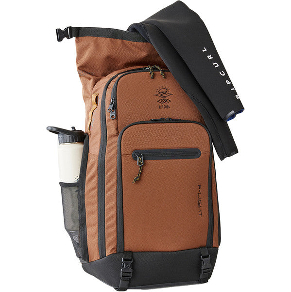  RIP CURL F LIGHT SURF 40L ICONS BAG BACKPACK BROWN