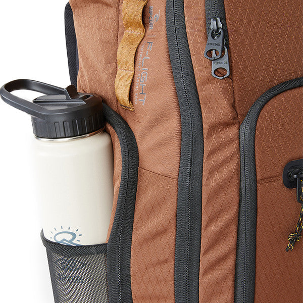  RIP CURL F LIGHT SURF 40L ICONS BAG BACKPACK BROWN