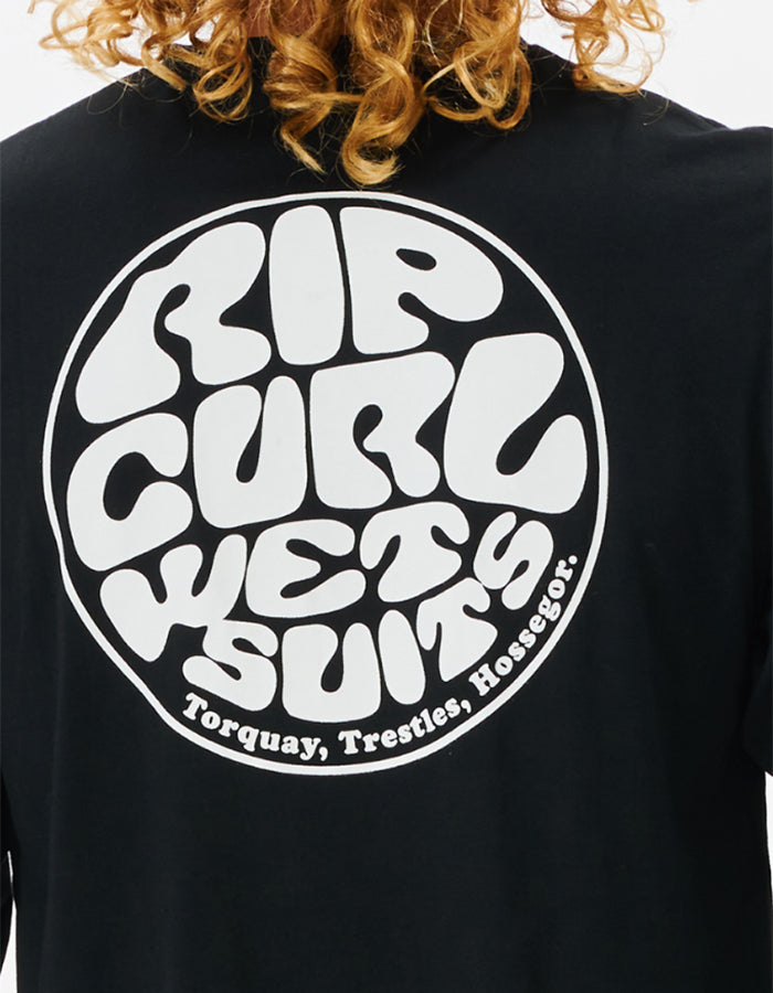  RIP CURL ICON OF SURF LONG SLEEVE UV50+ TEE BLACK
