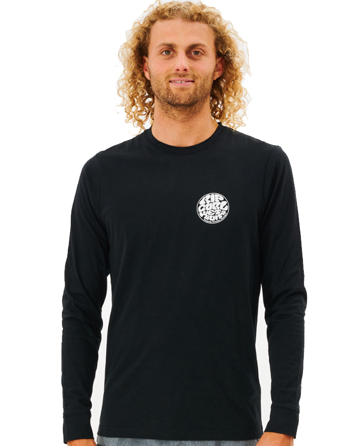  RIP CURL ICON OF SURF LONG SLEEVE UV50+ TEE BLACK