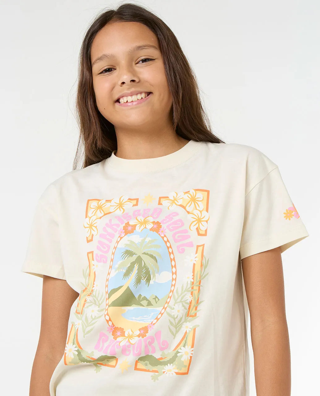  RIP CURL ISLAND BLISS ART TEE GIRL