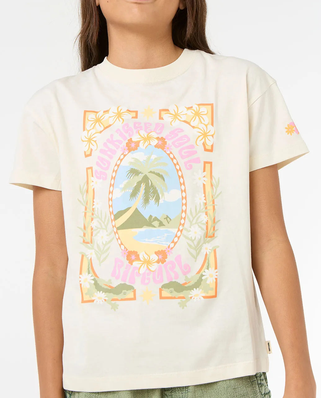 RIP CURL ISLAND BLISS ART TEE GIRL