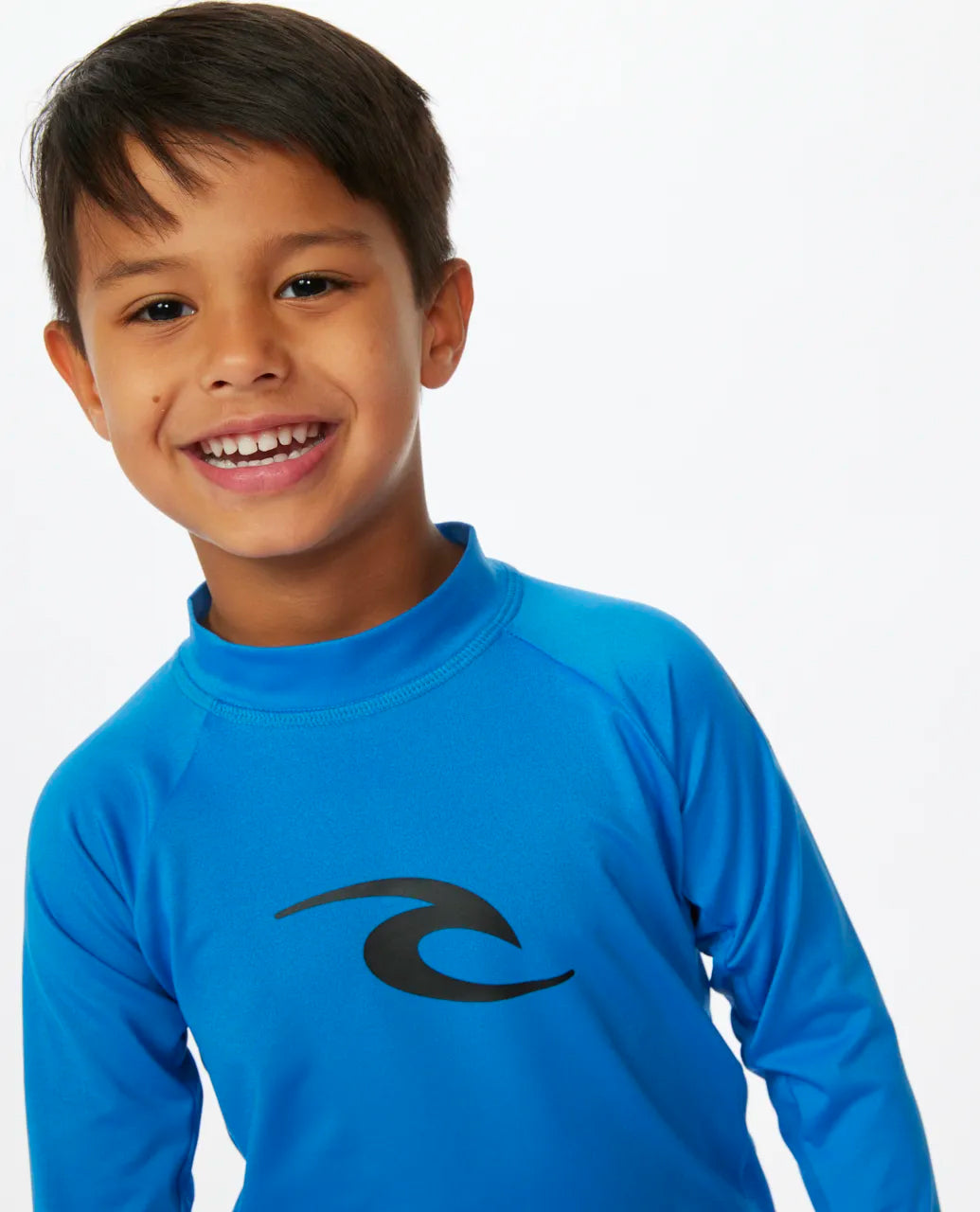  RIP CURL T-SHIRT BRAND WAVE UV LONG SLEEVE UPF50+ BLUE GUM