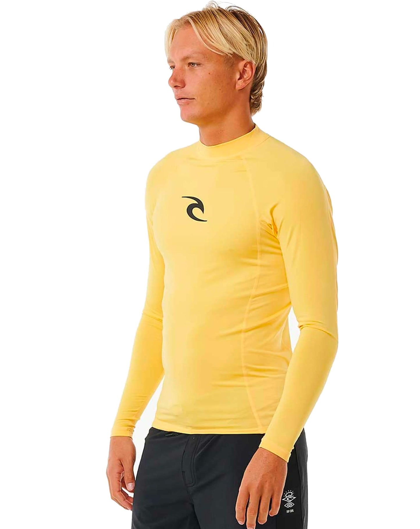  RIP CURL WAVES UV LONG SLEEVE RASH VEST YELLOW