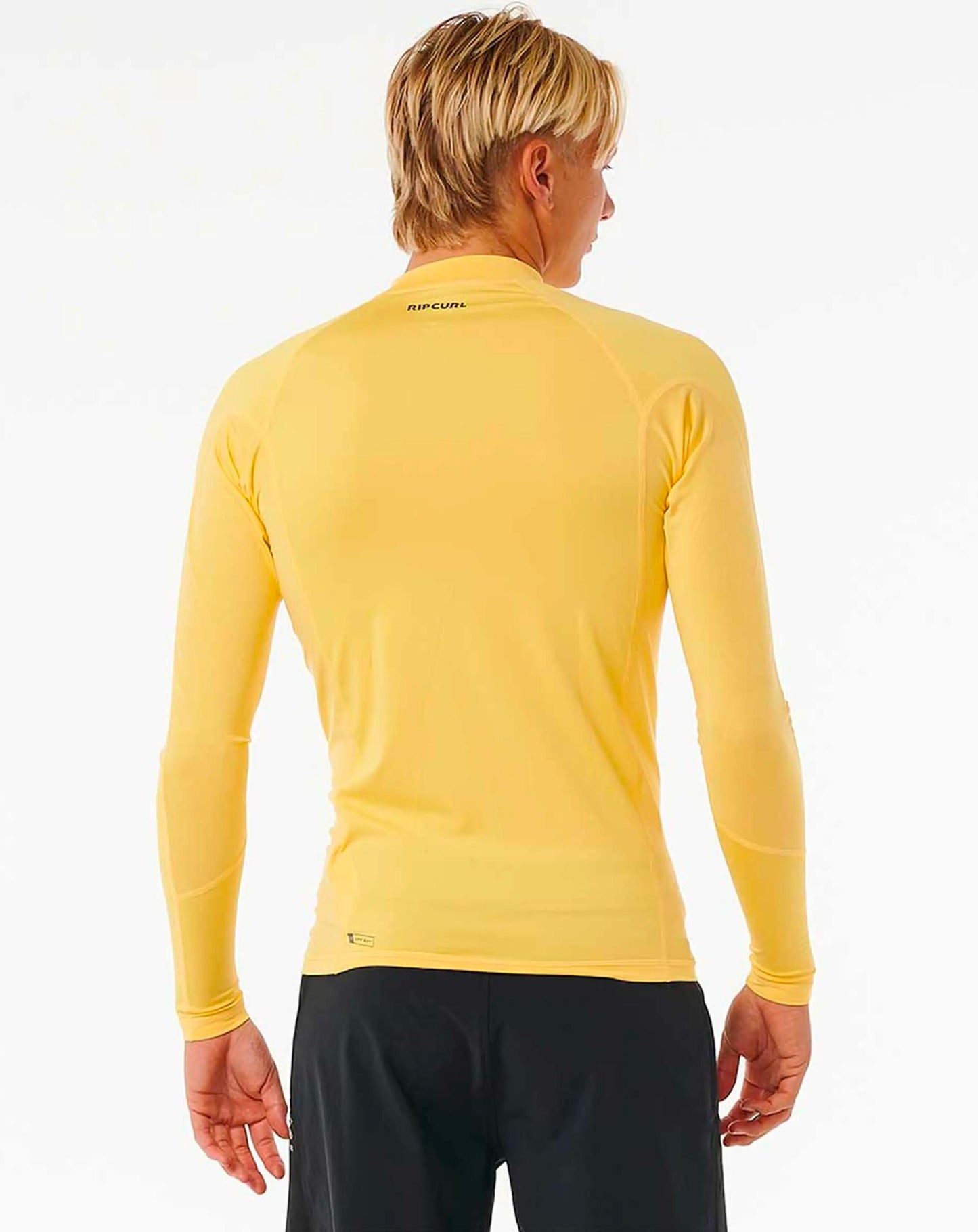  RIP CURL WAVES UV LONG SLEEVE RASH VEST YELLOW