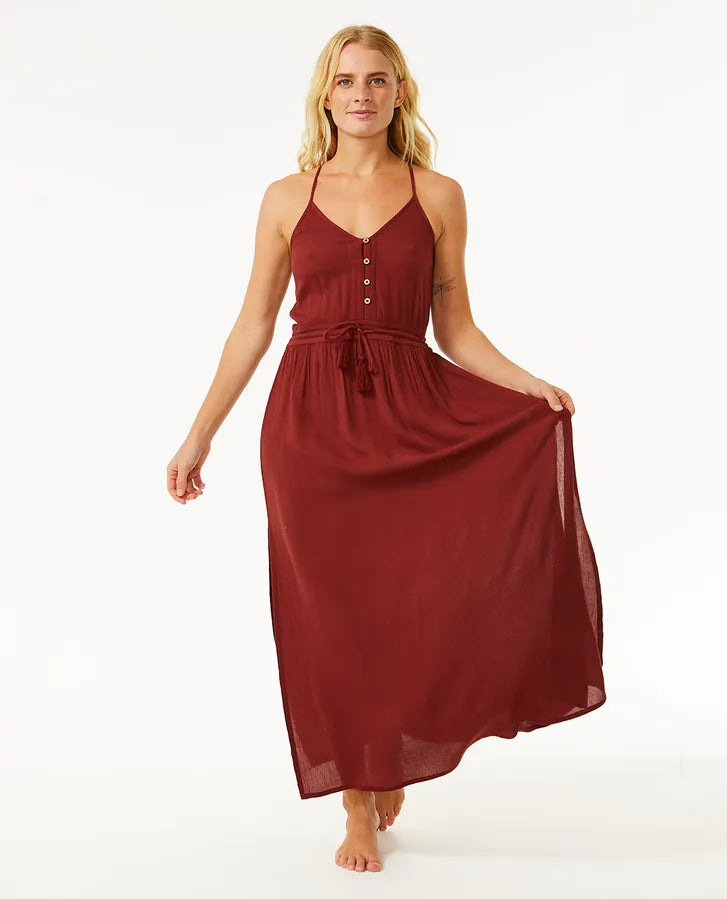  RIP CURL CLASSIC SURF MAXI DRESS PLUM