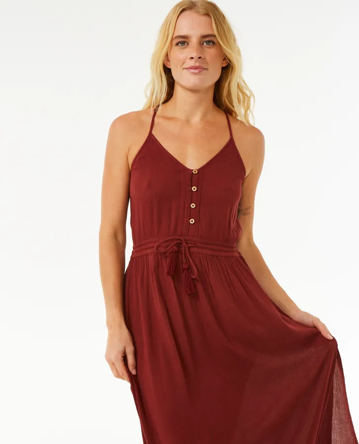  RIP CURL CLASSIC SURF MAXI DRESS PLUM