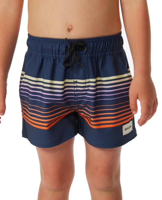  RIP CURL MIRAGE SURF REVIVAL BOARDSHORTS BOY 1-8 WASHED NAVY
