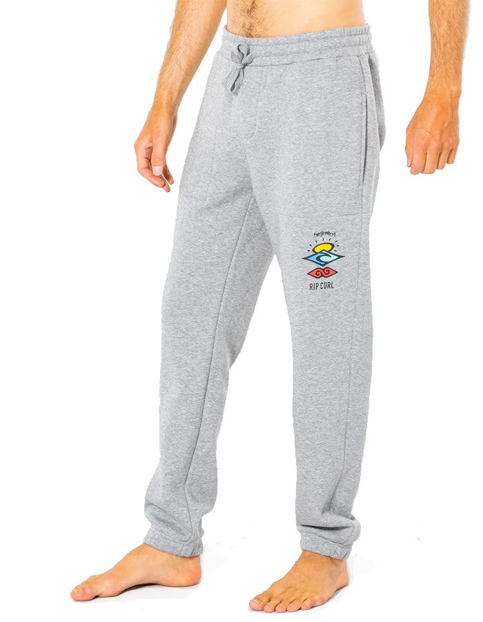  RIP CURL SEARCH LOGO TRACK PANT BLACK