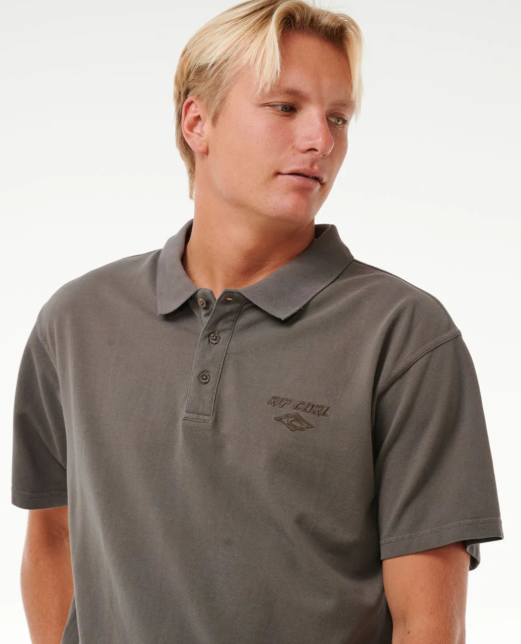  RIP CURL FADE OUT EMBROID POLO SHIRT ROCK