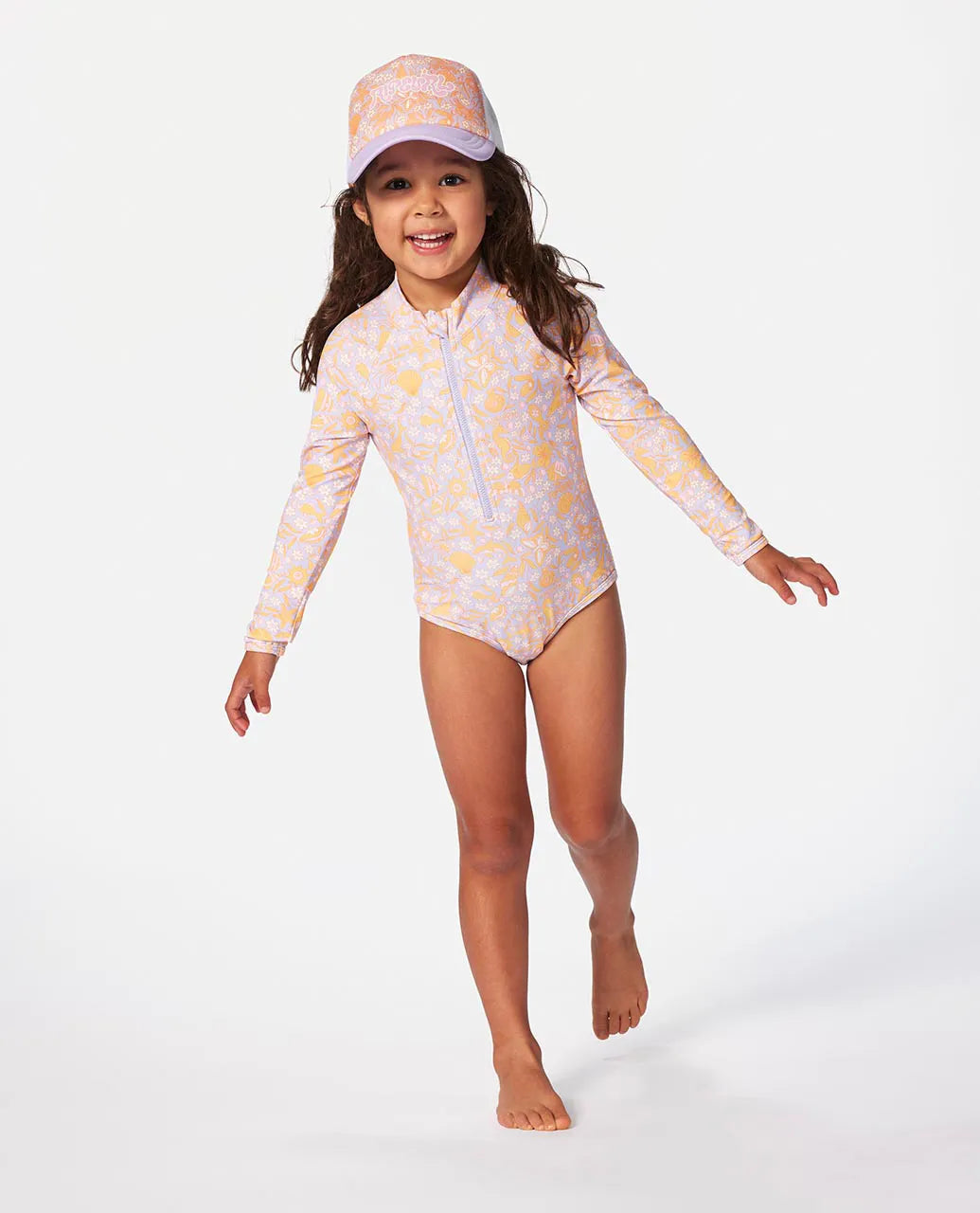  RIP CURL RAINBOW TIDE LONG SLEEVE SURFSUIT GIRL 1-8