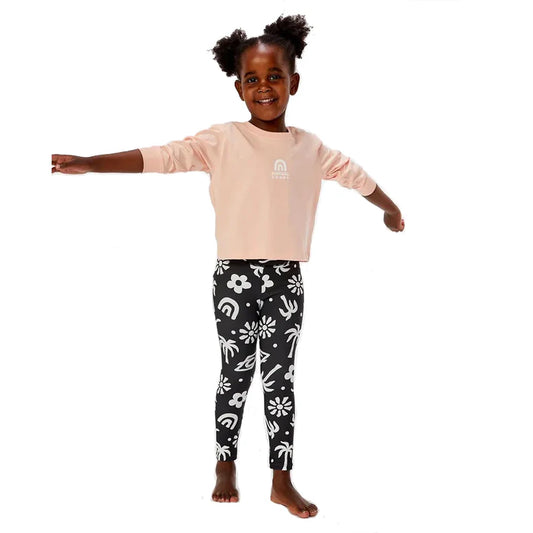 RIP CURL RAINBOW LONG SLEEVE TEE GIRL 1-8