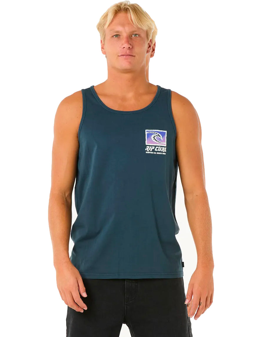  RIP CURL RAW ENERGY TRAD TANK DARK NAVY