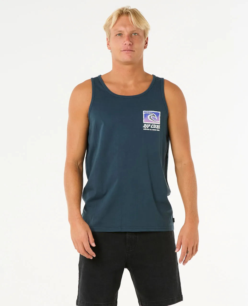  RIP CURL RAW ENERGY TRAD TANK DARK NAVY